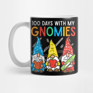 100 Days With My Gnomies Cute 100Th Day School Teacher Kids Mug